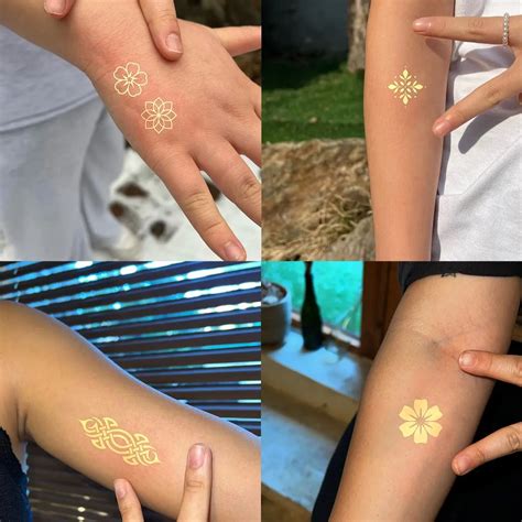 Tatuagem Feita De Ouro - Tatuagem Temporaria De Ouro