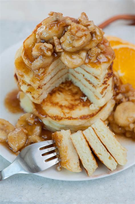 Bananas Foster Pancakes - Everyday Delicious