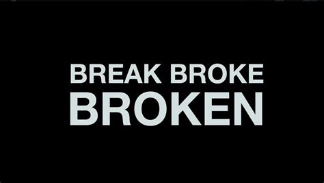 broke  broken grammarplanethq