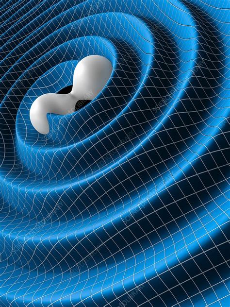 Gravitational waves, illustration - Stock Image - C038/2700 - Science ...