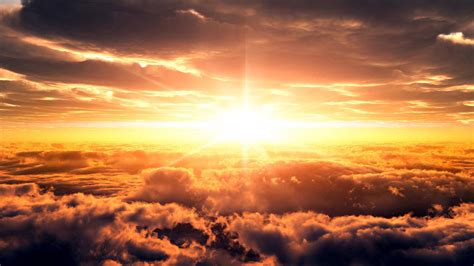 sunshine clouds sky wallpaper wallpaperscom