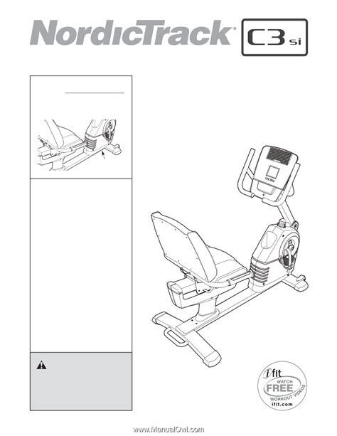 NordicTrack C3 Si Bike | User Manual