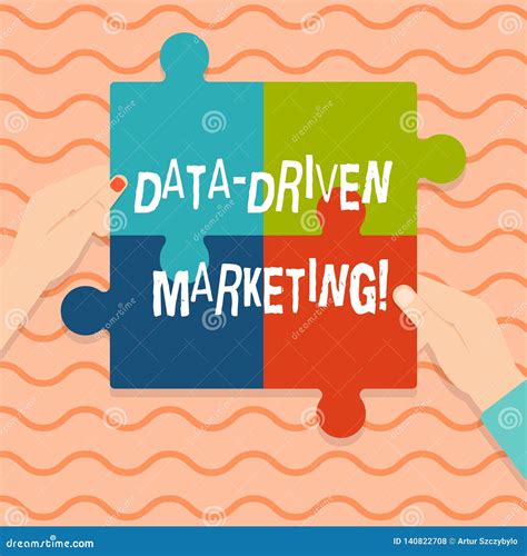 Conceptual Hand Writing Showing Data Driven Marketing. Business Photo