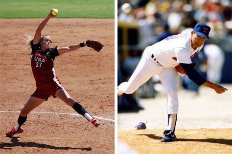 softball harder  baseball  compared  categories  find