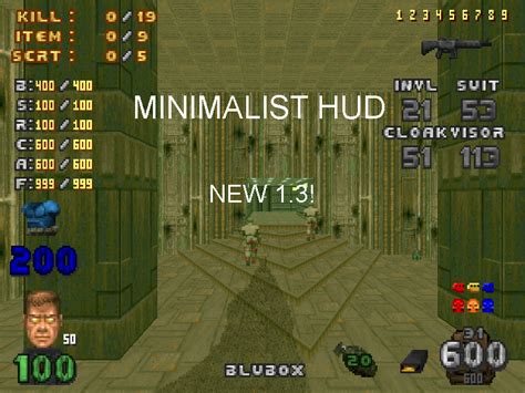 Minimalist HUD addon - Brutal Doom mod for Doom - ModDB