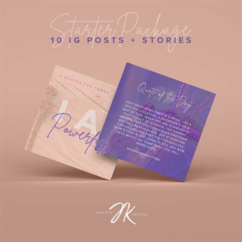10 Editable IG Post + Story Canva Templates on Behance