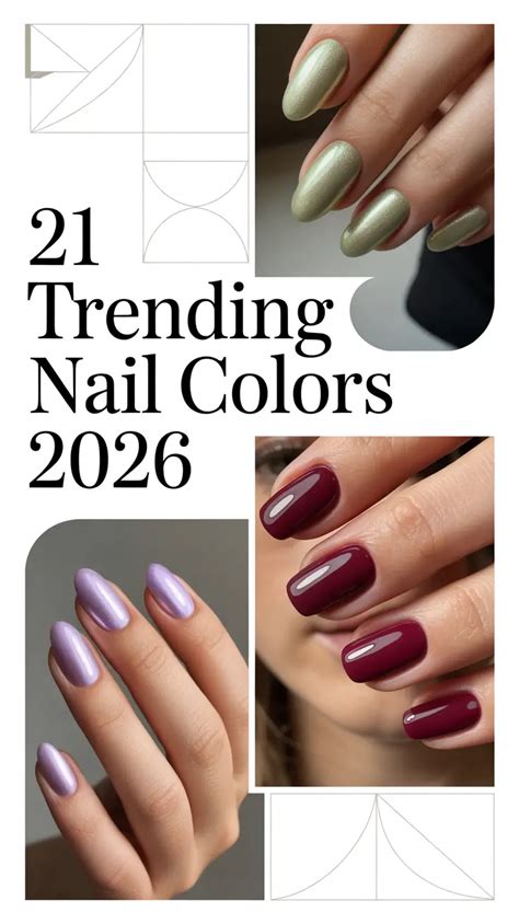 Trending Nail Colors 2026 – Inspo for Gel, Neutral Looks and Popular