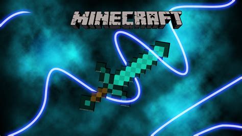 Minecraft Diamond Sword Fond d'écran HD | Arrière-Plan | 1920x1080