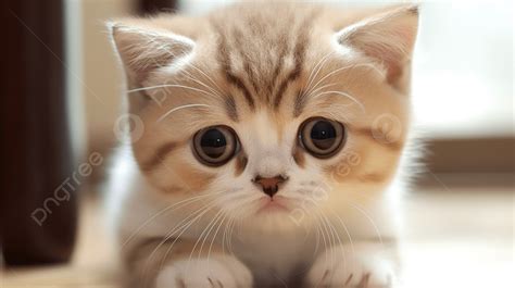 큰 눈을 가진 애완 동물의 귀여운 새끼 고양이 사진 4장, 귀여운 밈 고양이 사진, 고양이, 귀엽다 배경 일러스트 및 사진 무료 ...