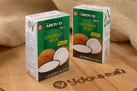 Купить кокосовое молоко Aroy-D 17-19% 250 мл ☛ С доставкой на дом по СПБ