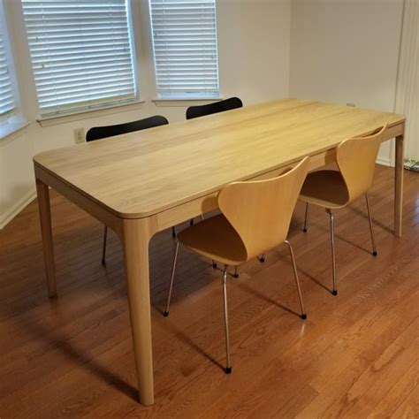 Wooden Dining Table, Modern Kitchen Table, Oak Dining Table - Etsy