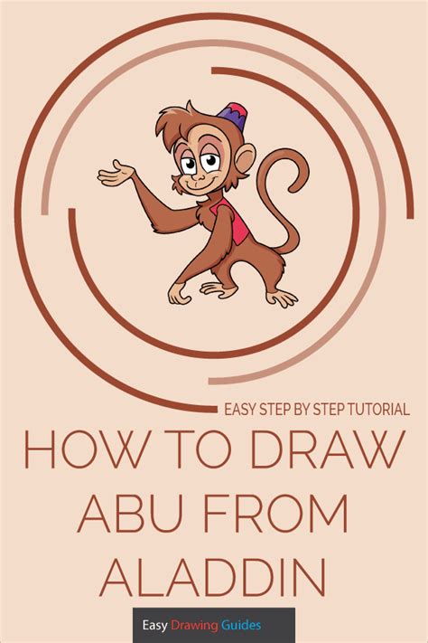 How to Draw Abu from Aladdin - Really Easy Drawing Tutorial