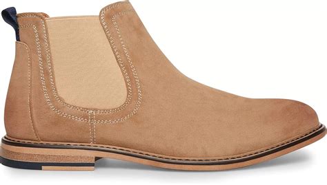 Grizon Calçados - Steve Madden Men’s M-grizon Chelsea Boot(Taupe Suede) - STEVE MADDEN