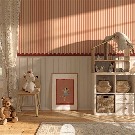 Wallpaper Borders for Kids | Peel & Stick | Atelier Florentine