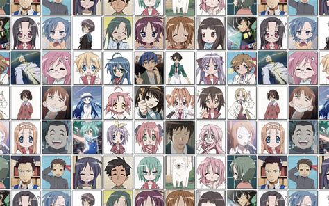 Lucky Star characters by edekock on DeviantArt