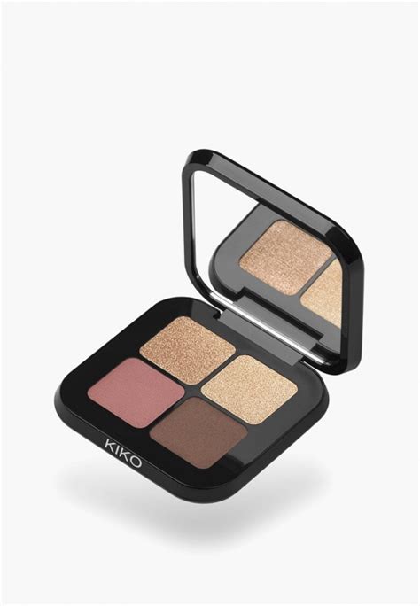 Палетка теней из 4 цветов Kiko Milano с мультифинишем, цвет ...