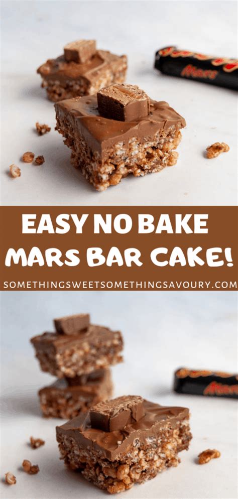 Mars Bar Crispy Cake - Something Sweet Something Savoury