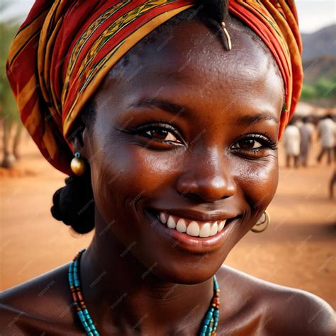 Premium Photo | Chad woman from Chad typical national citizen