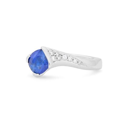 Cushion Cut Sapphire Engagement Ring - deJonghe Original Jewelry