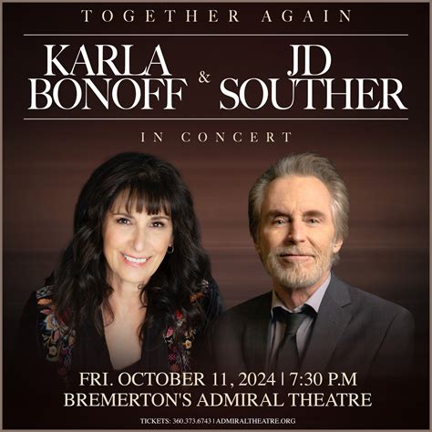 Together Again: Karla Bonoff & JD Souther — Admiral Theatre