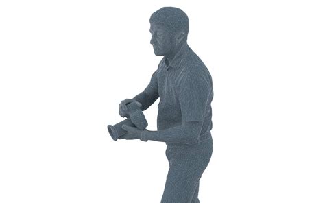 Cameraman 3D Model - by Renderbot LLC
