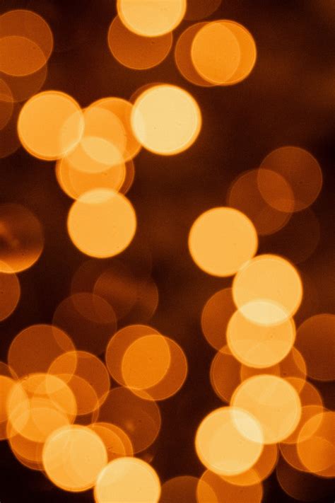 Yellow Bokeh Lights · Free Stock Photo