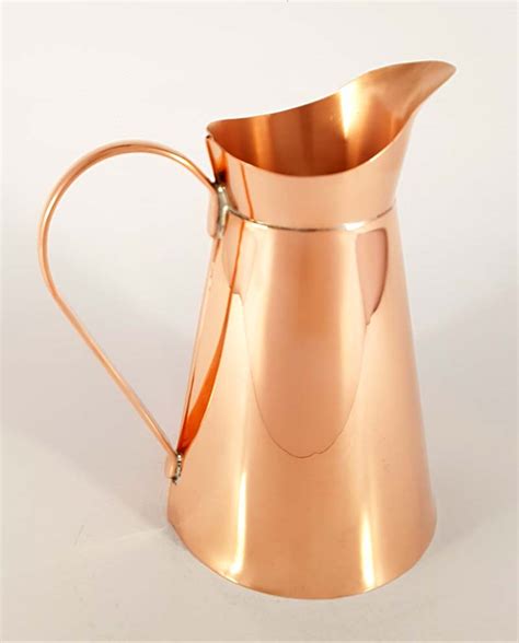 wave spout copper jug copperwares