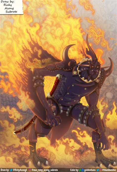 FanArt de One Piece: King The Wildfire by goldenhans on DeviantArt