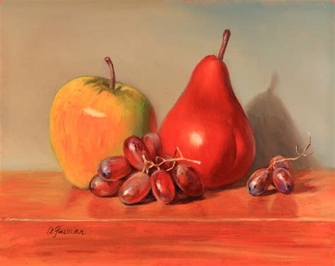 realistic fruit painting