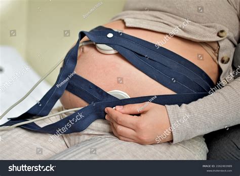 fetal cardiotocography pregnant woman stock photo  shutterstock
