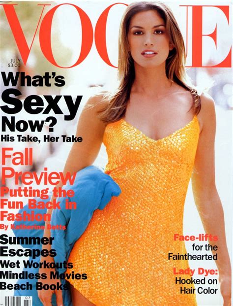 Cindy Crawford, Vogue USA, 1994 | Vogue covers, Cindy crawford, Vogue ...