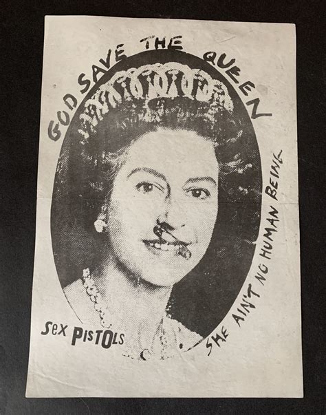 Art & Collectibles God Save The Queen Lyrics Print The Sex Pistols