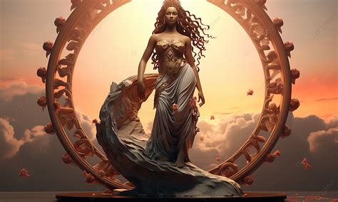 Deus Da Beleza Grega - Fundo Estátua Da Deusa Grega Beleza Afrodite Ou Ilustração Vetorial De ...
