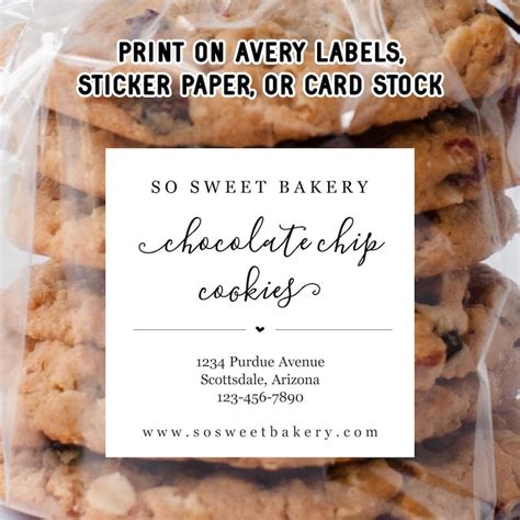 Bakery Labels - Etsy