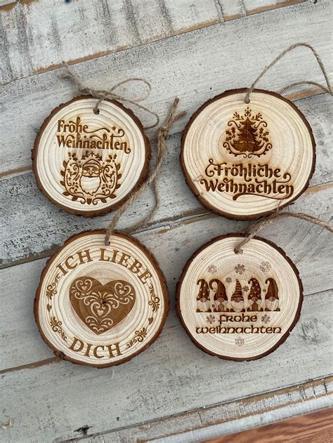 German Wooden Christmas Tree Ornaments | German Christmas Markets