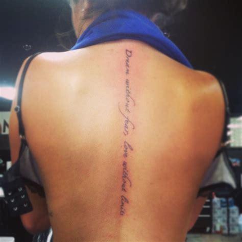 Spine tattoo | Girly tattoos, Spine tattoo, Spine tattoos