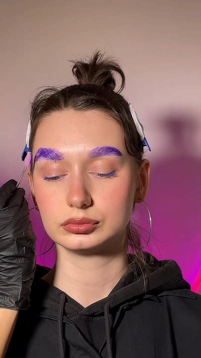 ПЕРВЫЕ БЕЛЫЕ БРОВИ!!! #brows#брови - YouTube