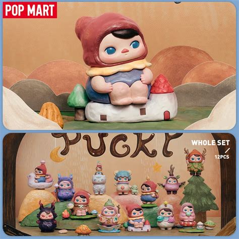 japan exclusive pop mart pucky poko  adventure series figures pc