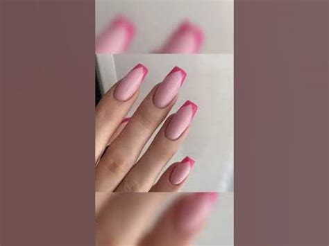Ногти|Гель лак|Розовые💕💗#ногти#гельлак#розовые#красные - YouTube