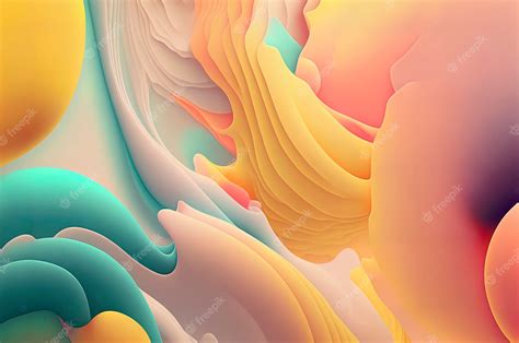 Premium Photo | Abstract pastel wallpaper abstract waves background