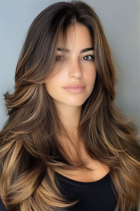 Long Layers & Curtain Bangs: 15 Flattering Styles for Everyone ...