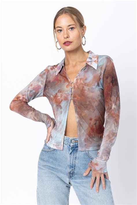 Paloma Wool Float Sheer Top - Medium Light Blue | Garmentory