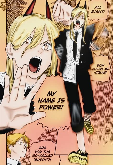 𝑷𝒐𝒘𝒆𝒓 | 𝑪𝑯𝑨𝑰𝑵𝑺𝑨𝑾 𝑴𝑨𝑵. | Power manga, Chainsaw, Manga