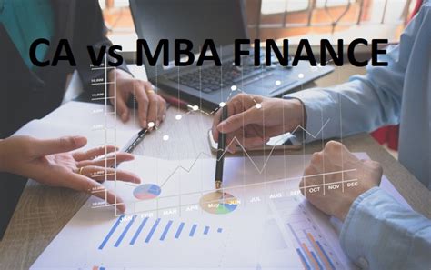 difference  mba finance  ca   career prospect