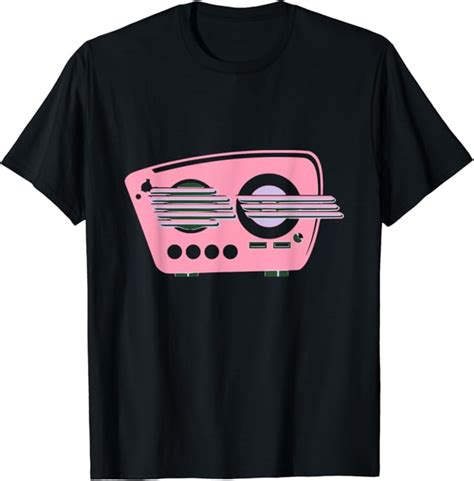 Vintage Retro Radio Tee T-Shirt : Amazon.co.uk: Fashion