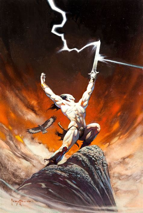 frank frazetta - the tempest Scifi Fantasy Art, Fantasy Artist, Sci Fi