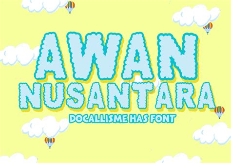 awan nusantara font dafontcom