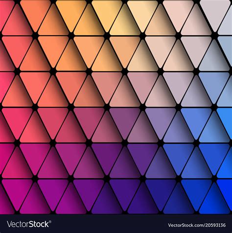 Flat geometric triangle wallpaper Royalty Free Vector Image