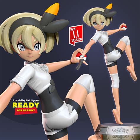 3D file Bea - Pokemon Fanart・3D printing design to download・Cults