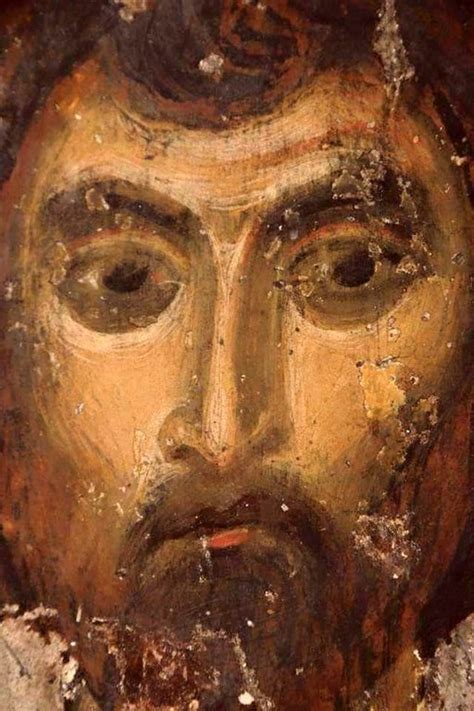 Лик Святого Воина. Фреска пещерного монастыря Вардзиа (Вардзия), Грузия ...